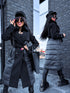 Coat "COMBINATION HK30" - BLACK